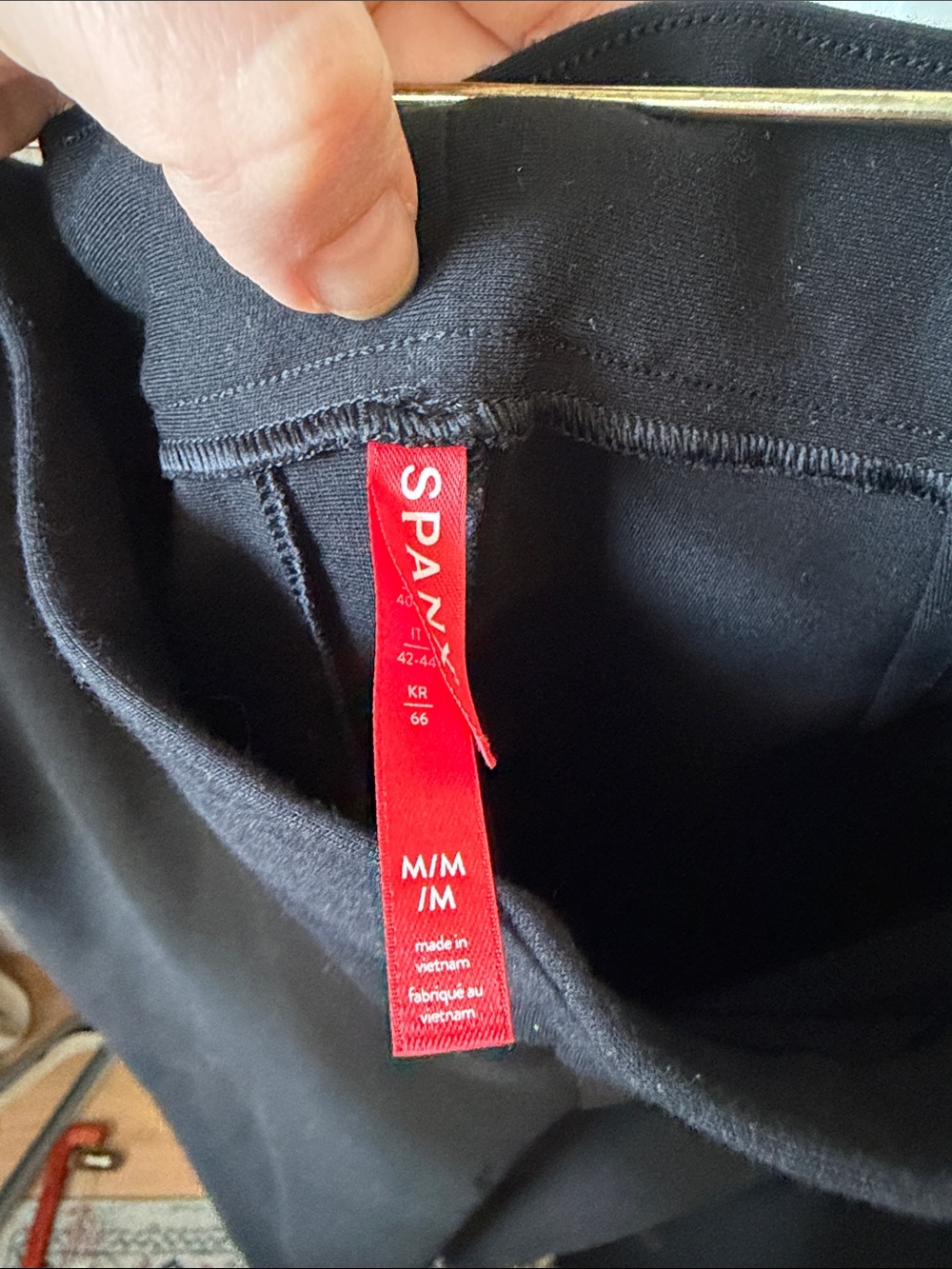 SPANXsupersmooth™ PerfectFit Ponte Wide Leg Pant Black | Medium - Picture 12 of 12